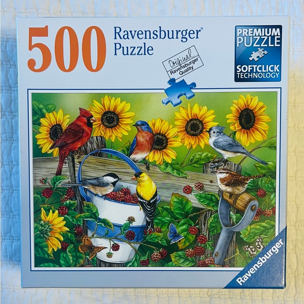 Ravensburger Birds and Sunflowers Puzzle - 500 Pieces
